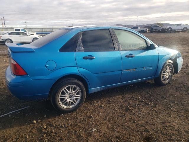 1FAHP34N27W194825 - 2007 FORD FOCUS ZX4 BLUE photo 3