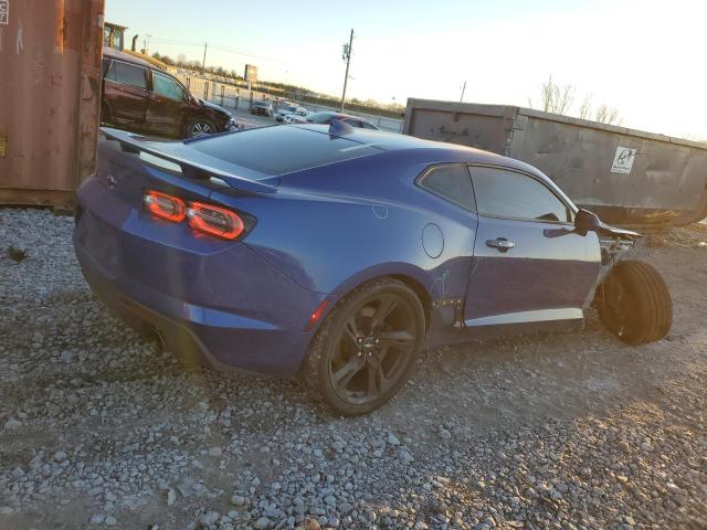 1G1FH1R79K0154288 - 2019 CHEVROLET CAMARO SS BLUE photo 3