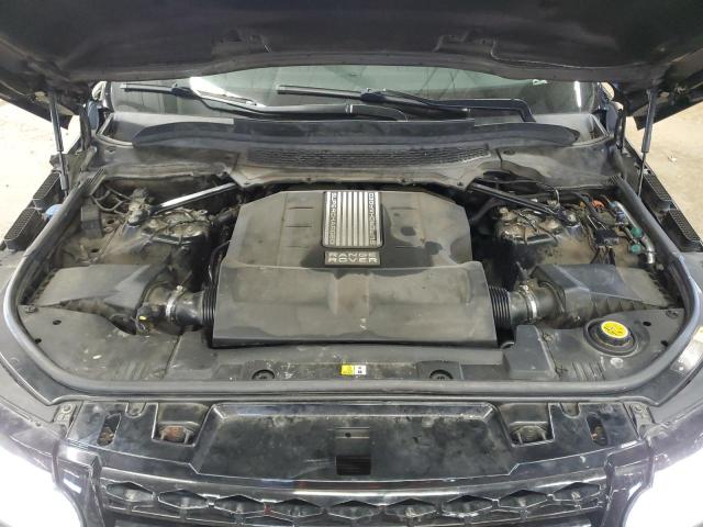 SALWR2VF0EA308515 - 2014 LAND ROVER RANGE ROVE HSE BLACK photo 12