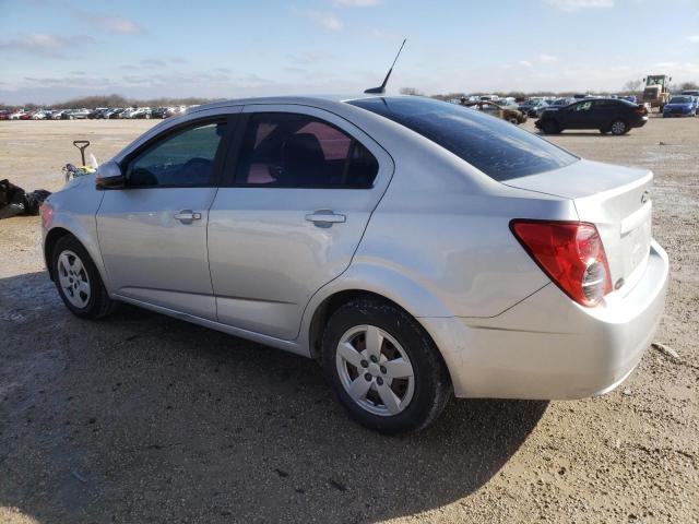 1G1JA5SH0D4150084 - 2013 CHEVROLET SONIC LS SILVER photo 2