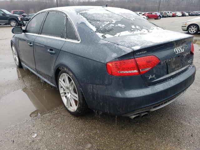 WAUKFBFL5BN048228 - 2011 AUDI A4 PRESTIGE GRAY photo 2