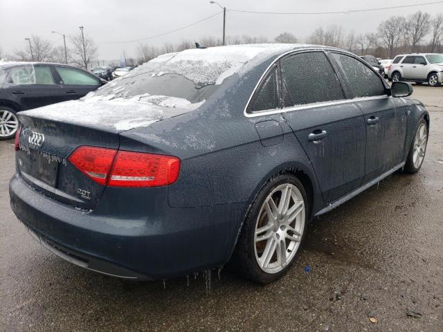 WAUKFBFL5BN048228 - 2011 AUDI A4 PRESTIGE GRAY photo 3