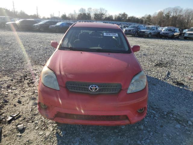 2T1KR32E95C387900 - 2005 TOYOTA COROLLA MA XR RED photo 5