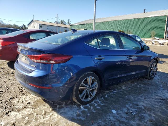 5NPD84LFXHH130190 - 2017 HYUNDAI ELANTRA SE BLUE photo 3