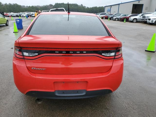 1C3CDFAA0GD704170 - 2016 DODGE DART SE RED photo 6