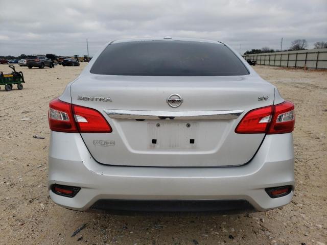 3N1AB7AP3KL608395 - 2019 NISSAN SENTRA S SILVER photo 6