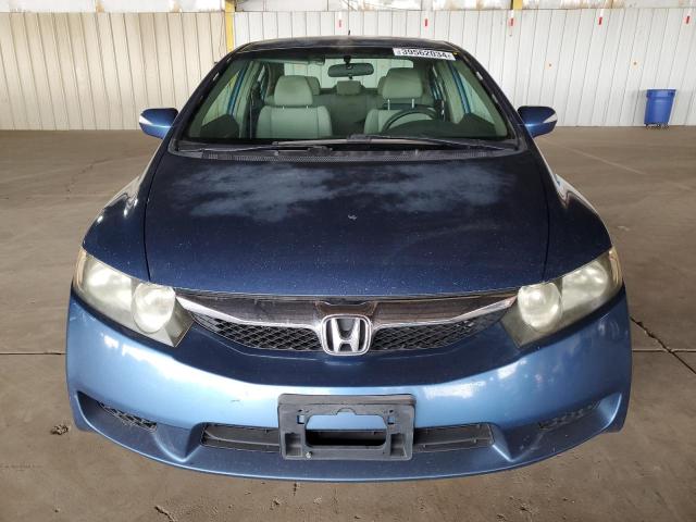 JHMFA36259S009360 - 2009 HONDA CIVIC HYBRID BLUE photo 5