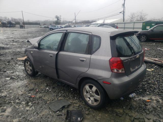 KL1TG66636B549414 - 2006 CHEVROLET AVEO LT GRAY photo 2