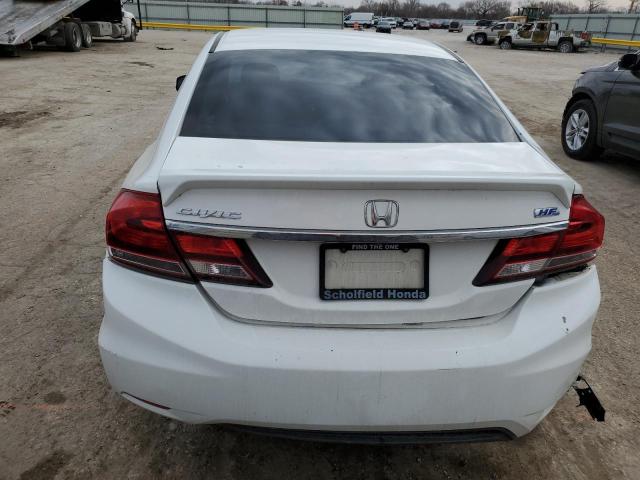 2HGFB2F62DH561069 - 2013 HONDA CIVIC HF WHITE photo 6