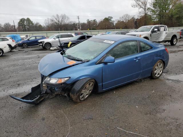 2HGFG1B62AH532362 - 2010 HONDA CIVIC LX BLUE photo 1