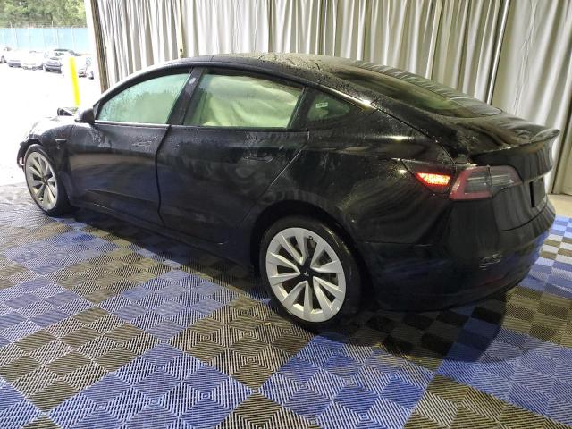 5YJ3E1EB4NF157778 - 2022 TESLA MODEL 3 BLACK photo 2