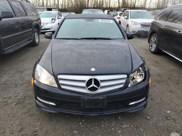 WDDGF8FB6BA514149 - 2011 MERCEDES-BENZ C 250 4MATIC BLACK photo 5