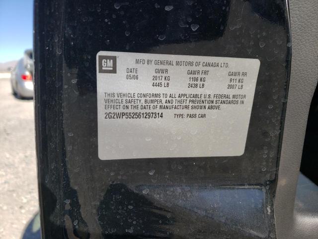 2G2WP522351172024 - 2005 PONTIAC GRAND PRIX 黑色 照片 12