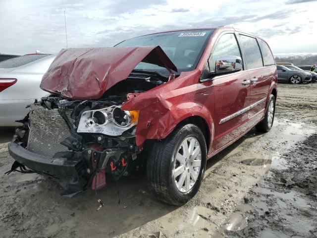 2C4RC1CG6CR232755 - 2012 CHRYSLER TOWN & COU TOURING L MAROON photo 1