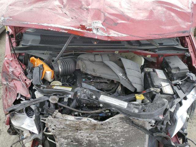 2C4RC1CG6CR232755 - 2012 CHRYSLER TOWN & COU TOURING L MAROON photo 12