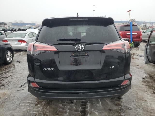 2T3ZFREVXJW434499 - 2018 TOYOTA RAV4 LE BLACK photo 6