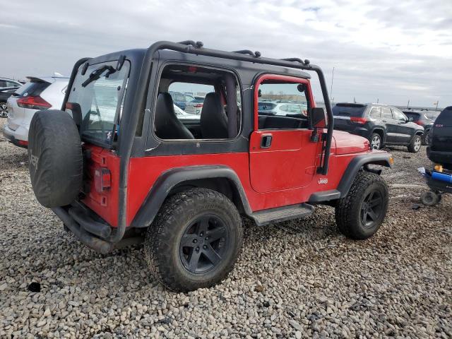 1J4FY29P5XP429919 - 1999 JEEP WRANGLER / SE RED photo 3