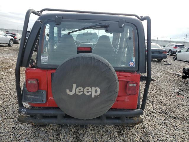 1J4FY29P5XP429919 - 1999 JEEP WRANGLER / SE RED photo 6