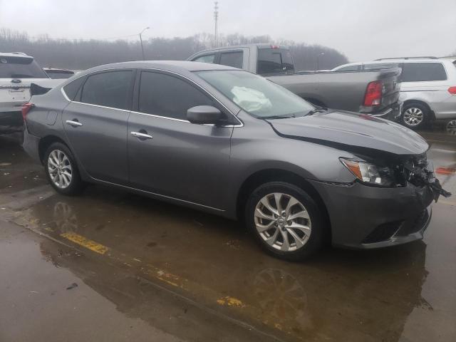 3N1AB7AP0KY416306 - 2019 NISSAN SENTRA S GRAY photo 4