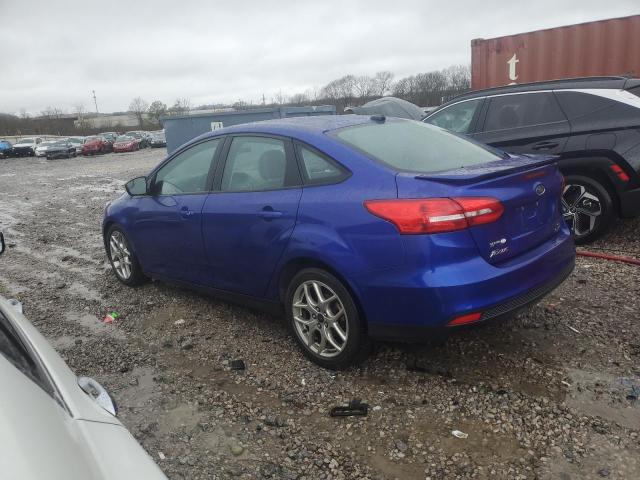 1FADP3F25FL333184 - 2015 FORD FOCUS SE BLUE photo 2