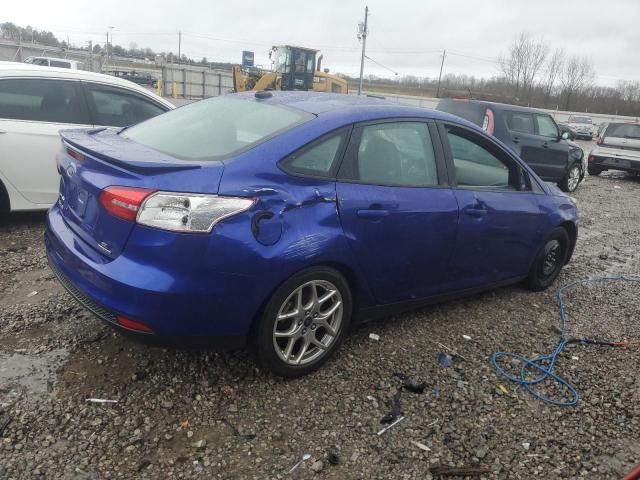 1FADP3F25FL333184 - 2015 FORD FOCUS SE BLUE photo 3