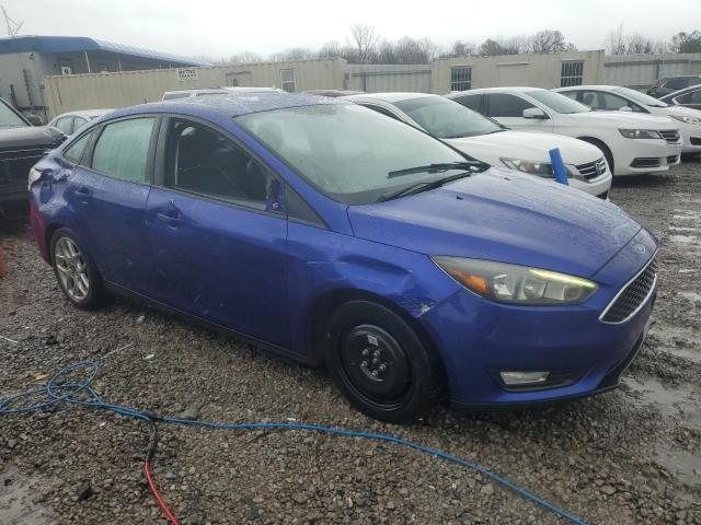 1FADP3F25FL333184 - 2015 FORD FOCUS SE BLUE photo 4