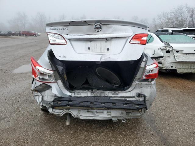 3N1AB7AP9HY295817 - 2017 NISSAN SENTRA S SILVER photo 6