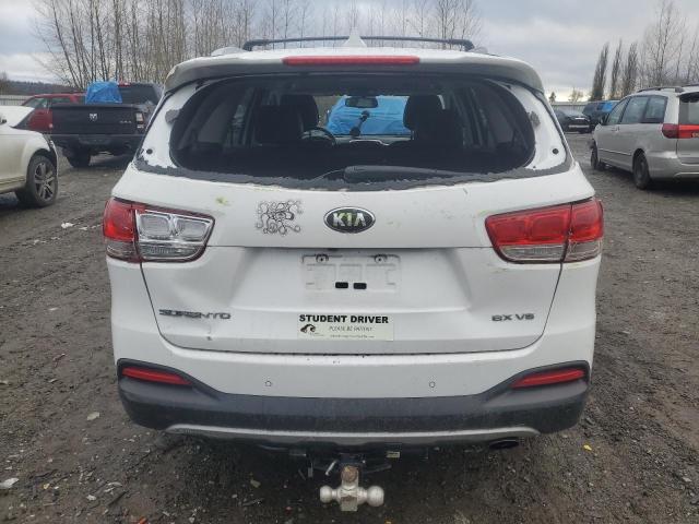 5XYPHDA59GG088544 - 2016 KIA SORENTO EX WHITE photo 6