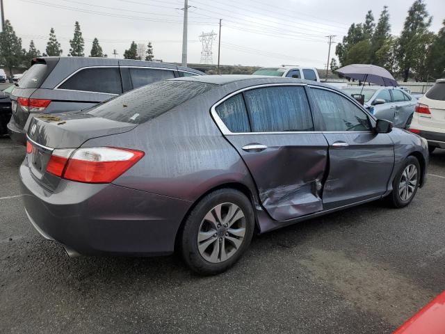 1HGCR2F35EA253849 - 2014 HONDA ACCORD LX GRAY photo 3