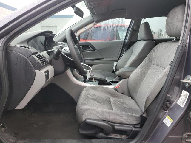 1HGCR2F35EA253849 - 2014 HONDA ACCORD LX GRAY photo 7