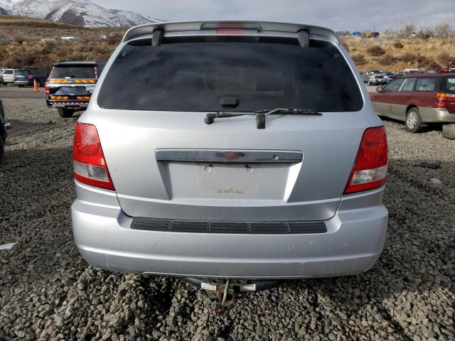 KNDJC733X45301247 - 2004 KIA SORENTO EX SILVER photo 6