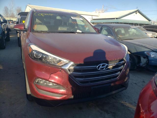 KM8J3CA48HU448324 - 2017 HYUNDAI TUCSON LIMITED BURGUNDY photo 5