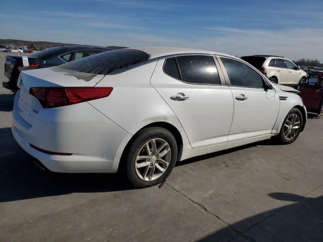 KNAGM4A73D5379667 - 2013 KIA OPTIMA LX WHITE photo 3