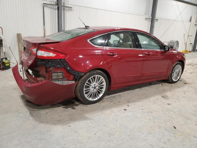 3FA6P0H9XFR127720 - 2015 FORD FUSION SE MAROON photo 3