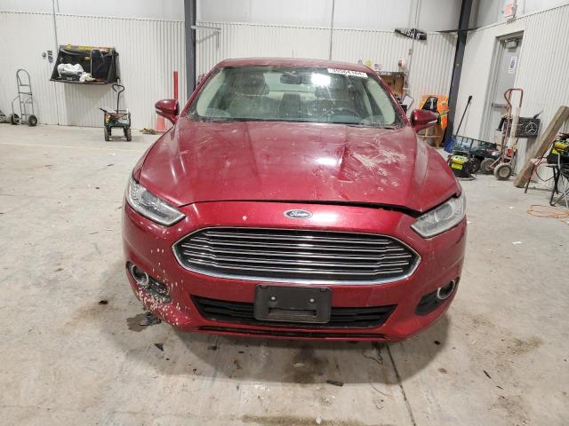 3FA6P0H9XFR127720 - 2015 FORD FUSION SE MAROON photo 5