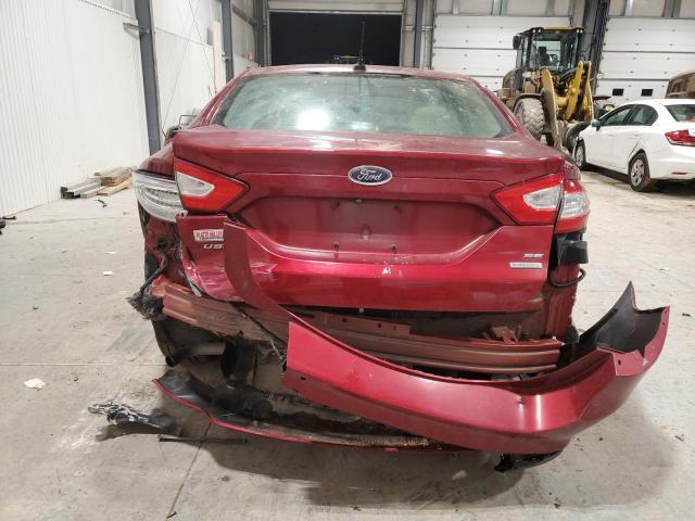 3FA6P0H9XFR127720 - 2015 FORD FUSION SE MAROON photo 6