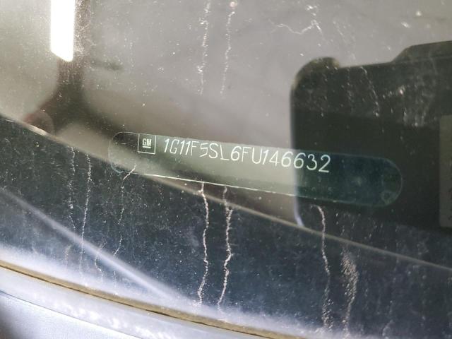 1G11F5SL6FU146632 - 2015 CHEVROLET MALIBU LTZ ვერცხლისფერი ფოტო 12