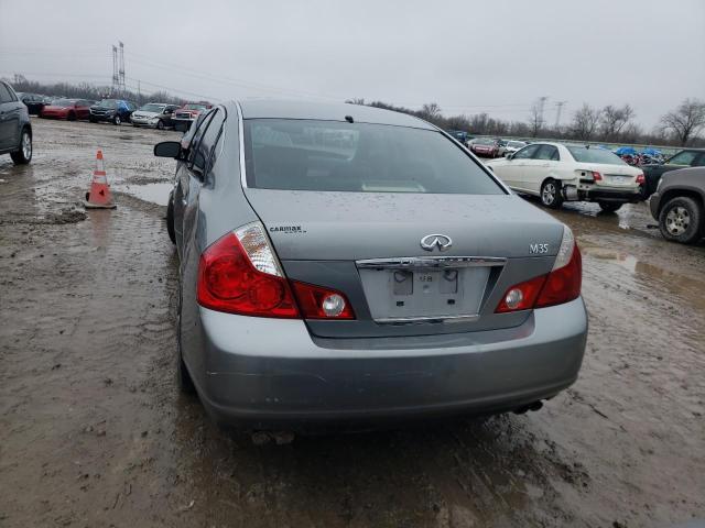 JNKAY01EX7M304283 - 2007 INFINITI M35 BASE GRAY photo 6