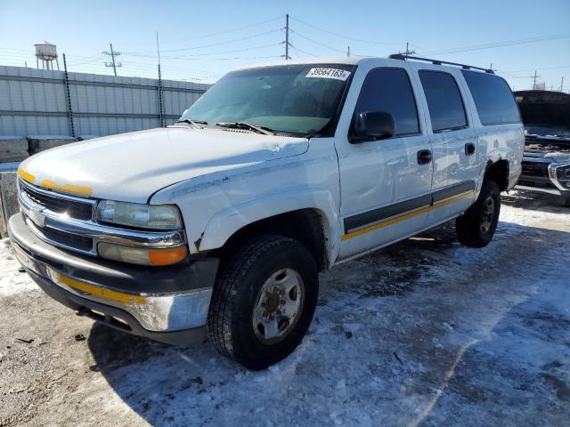 3GNGK26U93G259740 - 2003 CHEVROLET SUBURBAN K2500 WHITE photo 1