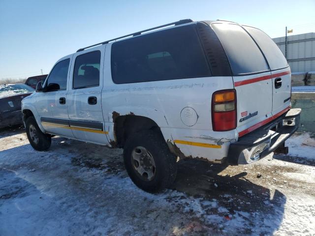 3GNGK26U93G259740 - 2003 CHEVROLET SUBURBAN K2500 WHITE photo 2