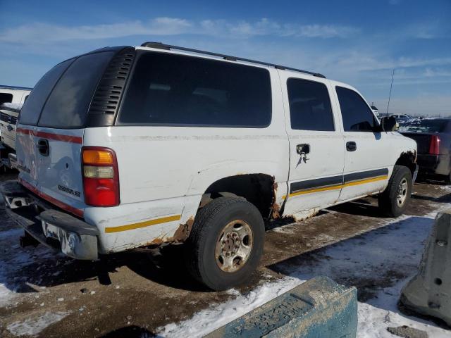 3GNGK26U93G259740 - 2003 CHEVROLET SUBURBAN K2500 WHITE photo 3