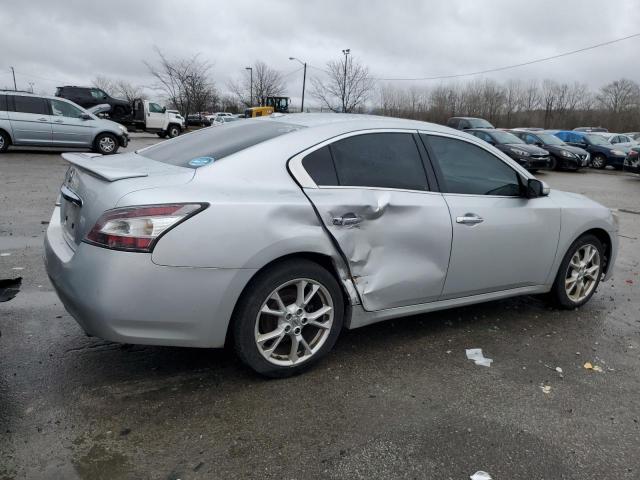 1N4AA5AP9EC491352 - 2014 NISSAN MAXIMA S SILVER photo 3