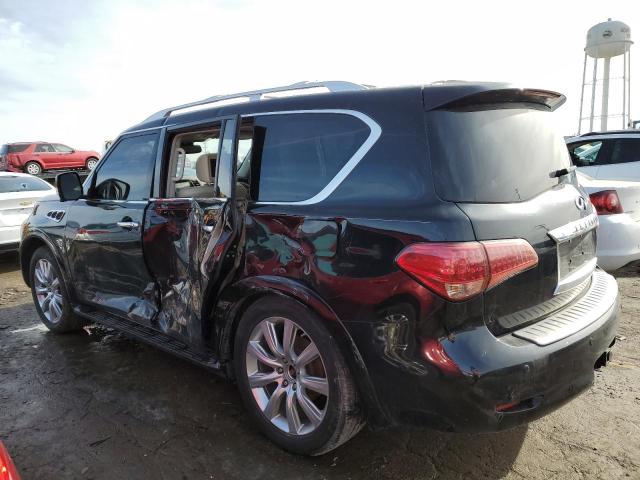 JN8AZ2NE9E9067228 - 2014 INFINITI QX80 BLACK photo 2