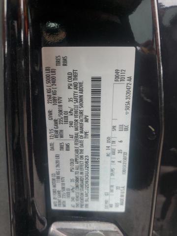 5LMCJ2D93GUJ20823 - 2016 LINCOLN MKC SELECT 黑色 照片 12