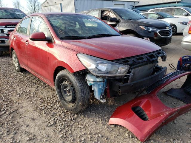 3KPA24AB9KE172821 - 2019 KIA RIO S RED photo 4