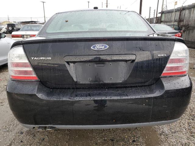 1FAHP24W78G186170 - 2008 FORD TAURUS SEL BLACK photo 6