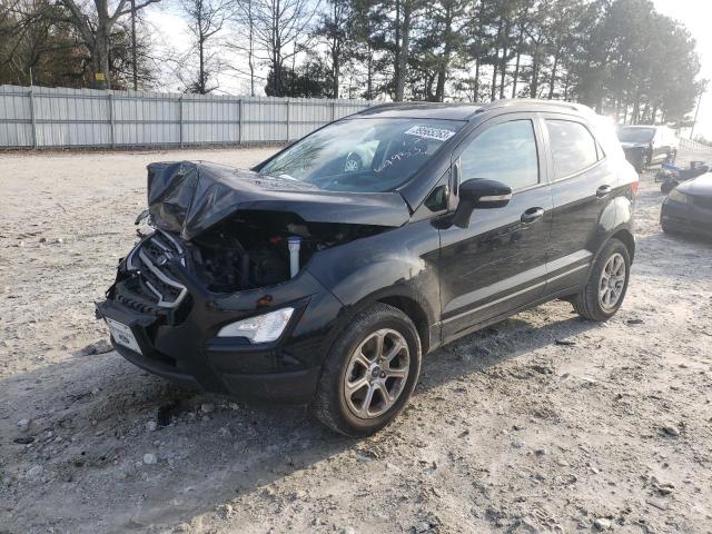 MAJ3P1TE3JC234953 - 2018 FORD ECOSPORT SE BLACK photo 1