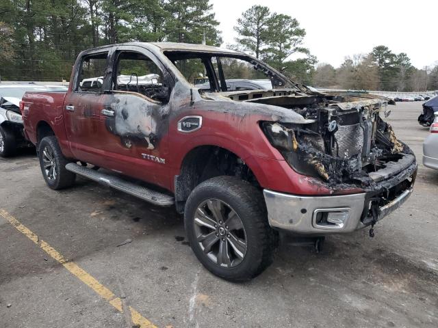 1N6AA1E63HN560160 - 2017 NISSAN TITAN SV BURN photo 4