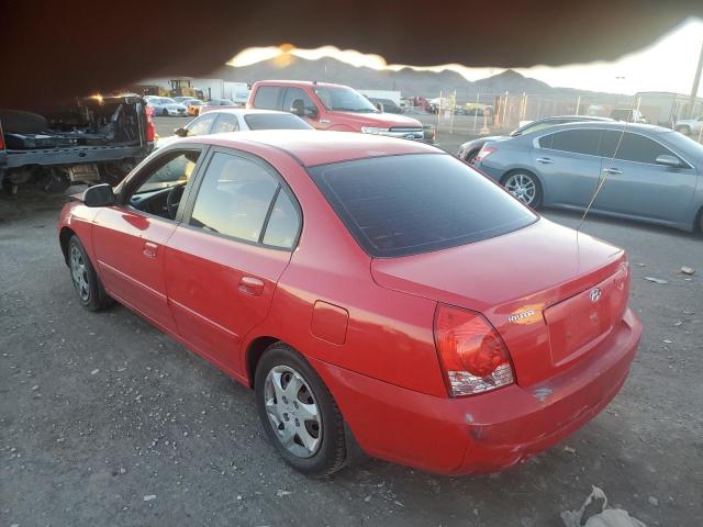 KMHDN46D44U869280 - 2004 HYUNDAI ELANTRA GLS RED photo 2