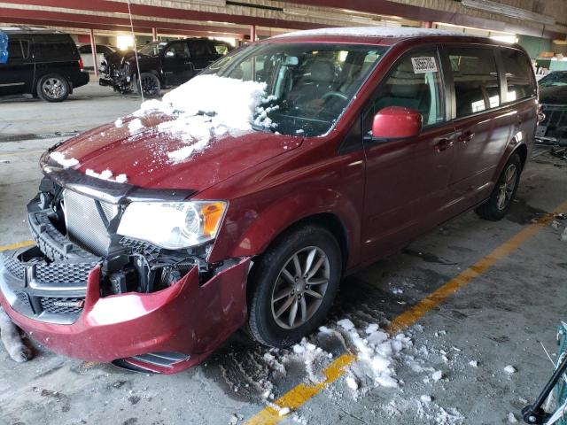 2C4RDGBG9GR116165 - 2016 DODGE GRAND CARA SE BURGUNDY photo 1